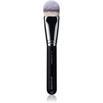 BrushArt Professional B1 Flat foundation brush pensula pentru aplicarea produselor cu consistenta lichida sau cremoasa - imagine 2